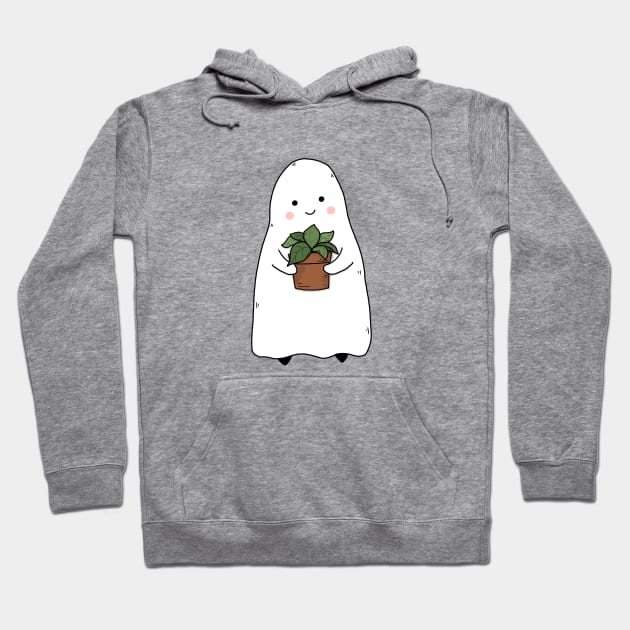 Plant Ghost Hoodie by Little Spooky Studio